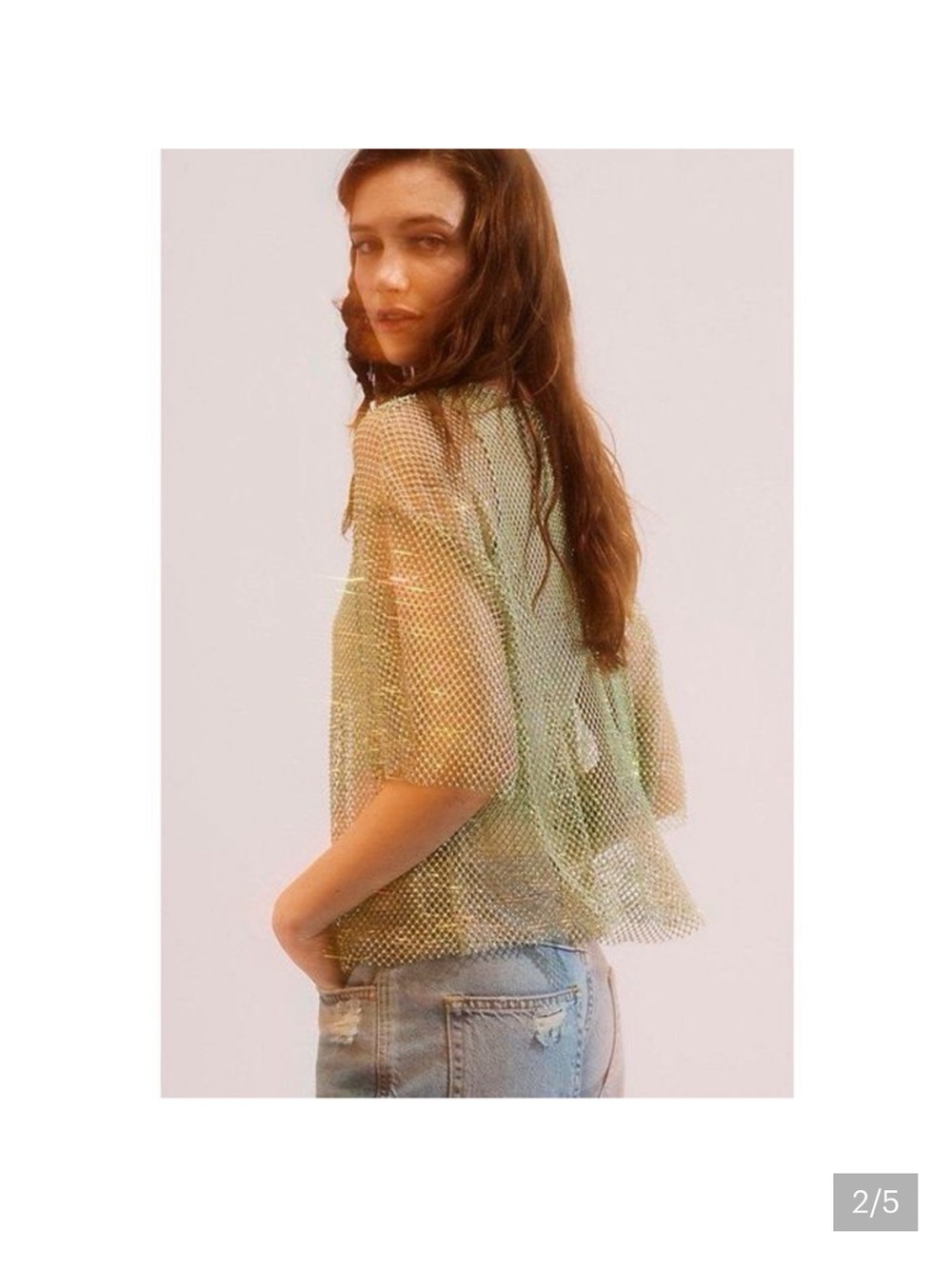 Free People Green Filter Finish Bodysuit Size M